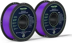 AnkerMake PLA+ 3D Printing Filament, AnkerMake Official Filament, 2-Pack, 4.4 lb / 2 kg, Smooth, High-Adhesion Rate, Designed for High-Speed Printing - Purple