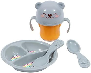 ADORA Baby Doll Accessory & Magic Feeding Set - Zig Zag Rainbow, Doll Accessories, Doll Accessory Set for Toddlers Medium