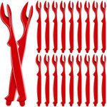 20Pcs Crab Legs Crackers - Crackers Picks Tools Set for Lobster, Crab, Crawfish, Prawns, Shrimp, Easy Opener Shellfish picks knife, Seafood Tools