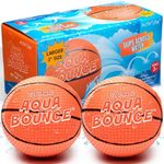 Activ Life Ultimate Larger 3” Size Skip Balls (Basketball) Beach Pool Toys for Kids Ages 8-12 Year Old Boys Girls Summer Gifts for Teens Family Water Games Adult Men Women Best Birthday Present