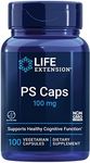 Life Extension PS Caps, phosphatidylserine, for cognitive performance, gluten-free, non-GMO, vegetarian, 100 capsules