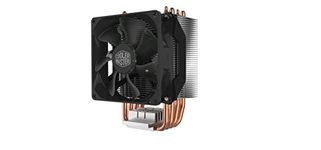 Cooler Master Hyper H412R CPU Air Cooler - Low-Profile Cooling System, Direct Contact Technology, 4 Copper Heat Pipes, Compact Aluminium Heatsink with 92mm PWM Fan - AMD & Intel Compatible