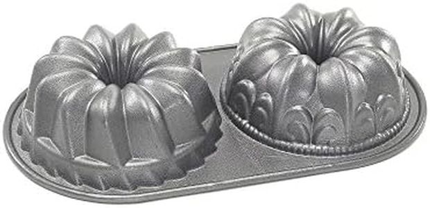 Nordic Ware Pro-Cast Bundt Duet Pan 2.5 in*12.7 in*6.7 Gray