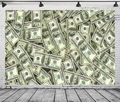 BELECO 7x5ft Fabric Money Backdrop US Dollar Banknotes Benjamin Franklin 100 Dollar Bill Backdrop Money Theme Party Decorations Wallpaper Room Decor Money Birthday Backdrop Video Photo Studio Props