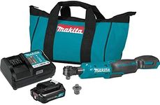 Makita RW01R1 12V max CXT® Lithium-Ion Cordless 3/8" / 1/4" Sq. Drive Ratchet Kit (2.0Ah)