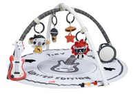 Tiny Love Roll with Me Gymini, Groovy Rock 'n' Roll Inspired Baby Play Gym with Music, 0-36 Months, Baby Play Mat, 20 Activities, Musical Take-Along Toy, Adjustable Arches, Tiny Rockers