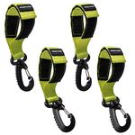 Gradient Fitness 4 Pieces Kayak Paddle Clip, Sup Paddleboard Keeper Paddle Clip Paddle Holder (Green)