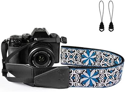 Dulphee Camera Strap, Jacquard Weave 2" Shoulder Neck Straps for All DSLR Cameras Men Women Photographers