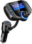 PBuddy Original Car Charger FM Transmitter Car Radio Bluetooth Kit Dual USB QC3.0 Wireless MP3 Player Charger Adapter Hands-Free BT Tuner FM Modulator