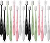 16 Pieces Extra Soft Toothbrush Micro-Nano Toothbrush with 20000 Floss Bristles Manual Toothbrushes for Sensitive Teeth Pregnant Women Elderly Children, 2 Styles