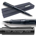 Lamy Al-Star Fountain Pen - Choose Colour/Nib Width (GIFT BOXED) - Engraving Available (Medium Nib, Black)