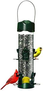 Brome Mega 600 Metal Tube Feeder w/6 Seed Ports, 4 lbs seed capacity