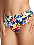 Panache Women's Standard Anya Riva Print Gathered Bikini Bottom, Floral Print, Large