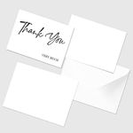 Rousrie ( Pack of 48 Blank Thank You Cards with Envelopes For Return Gifts, Messages And more (DESIGN 2)