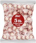 Starlight Peppermints Candy Individually Wrapped - Starlight Mints Hard Candy Individually Wrapped Office Candy Mints, Perfect Peppermint Candy for Office, 5lb