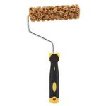 VOBOR 6in Texture Pattern Paint Roller Brush with Handle Decorate for Wall Painting Tool