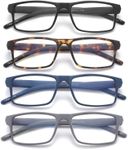 JAWSOCK 4 Pack Reading Glasses Blue