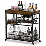 Ohsuaniy Bar Cart Industrial Kitche