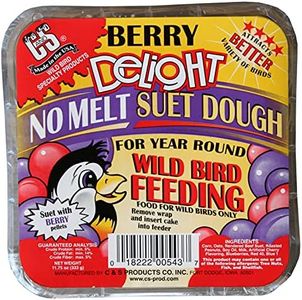 C&S Berry Delight No-Melt Suet Dough 11.75 oz