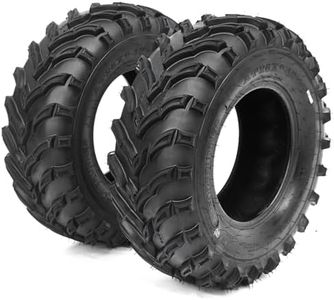 Set of 2 Garvee 26x9-12 ATV/UTV Tires 6PR 26x9x12 Off-Road All-Terrain Tires TL