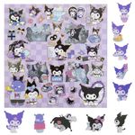 HASTHIP® Kuromi Sticker Gift Set - 100Pcs Kuromi & Melody Stickers, Cute Stickers Decals Assorteds Kawaii Sticker Gifts for Kids Teens Girls Adults, Ideal DIY Decor & Gift For Sanrio Fans