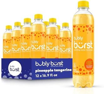 bubly burst, Pineapple Tangerine, 16.9 FL Oz Bottles (Pack of 12)