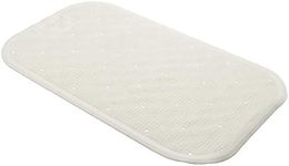 HOMECRAFT Safety Bath Mat Small, 565mm L x 250mm W (22.25", 13.75"), Slip-Resistant Bathroom and Shower Mat with Drainage Holes and Suction Cups for Stability, Cushioning, Safe Bathing and Self-Care