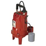 Liberty Pumps PRG101A ProVore PRG Series Automatic Residential Grinder Pump, 1 HP, 115-volt, red