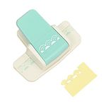 Craftelier Pressure Lever Punch for Making Decorative Shell-Shaped Edges on Paper and Card, Die-Cut, Perfect for Scrapbooking and Crafts