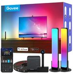 Govee TV Backlight & Light Bar with Camera, WiFi RGBIC Lights for Gaming & Movie, Work with Alexa & Google Assistant, APP Control, Video & Music Sync, DreamView T1 Pro TV BackLight for 55-65 inch TV