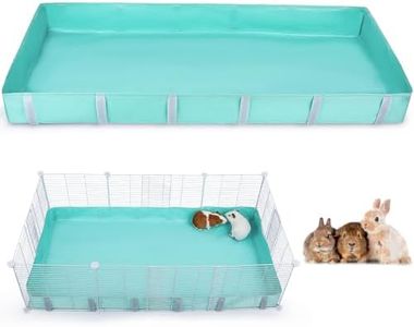 Waterproof Tarp-Based guinea Pig Bedding for C&C Grids - Cage Compatible, Multiple Species (Guinea Pig, Hamster, Bunny), 47 * 24 Inches