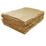 BAVLA Handmade Mixed Media Sketchbook Antique Toned Deckle Edge 150 GSM- (12x15" Pack Of-20)