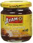 Ayam Nasi Goreng Paste 100 Natural Ingredients Fried Rice Asian Authentic Flavour Medium Spicy Easy and Quick Home Cooking DairyFree NonGMO No MSG No Preservatives 185g