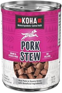 KOHA Minimal Ingredient Pork Stew for Dogs, High Protein Limited Ingredient Dog Food, 12.7oz Cans (Case of 12)