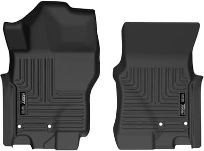 Husky Liners X-act Contour Series Car Floor Mats, Front Floor Liner - Black | 51901 |Fits 2022 Nissan Frontier, Crew Cab and Extended King Cab