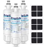 FrigiLife 9690 & ADQ36006101 Replacement for LG LT700P Kenmore Elite 46-9690, ADQ36006102, HDX FML-3, LFX28968ST RWF1200A LFXS30766S LFX31945ST Refrigerator Water Filter and LT120F Air Filter, 3Combo