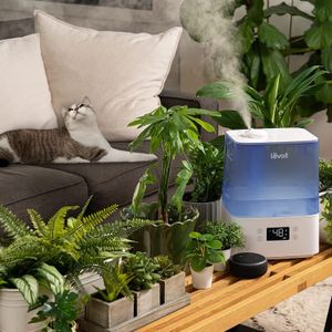 LEVOIT 6L Cool Mist Humidifier – Smart App, Alexa, Quiet Sleep, Blue
