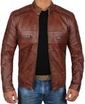 Decrum Brown Leather Jackets For Me