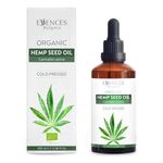 Essences Bulgaria Organic Hemp Seed Oil 100ml | 100% Natural Cold-Pressed Oil | Therapeutic Quality | Family Owned Farm | Massage Base Oil | Natural Moisturizer | Ideal Carrier Oil