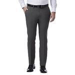 Kenneth Cole REACTION Men's Stretch Weave Slim Fit Dress Pant, Medium Grey, 30W x 29L