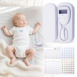 Bed Wetting Alarm for Children, USB Rechargeable Bed-Wetting Alarm, Wireless High Sensitivity Bedwetting Sensor with Loud Sound & Vibration, Waterproof Solution for Boys & Girls (White)