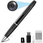 SANPROV Spy Cameras Pen 1080P Hidden Camera Mini Portable Pocket Cam Covert Camera with 32G SD Card Secret with Video Recording Photo Taking for Home Business Indoor