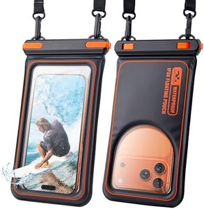 Citymore Universal Waterproof Phone Pouch,IP68 Waterproof Floating Phone Case,Cell Phone Dry Bag for Beach, Protector for iPhone 17 16 15 14 13 12 11 Pro Max Plus Air, Galaxy S25 S24, 4-7"