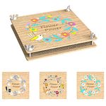 561PRODUCTS Flower Press - 6 Layers - 8 x 8 Inch Flower Press Kit - DIY Flower Pressing Kit for Adults and Kids - Make Pressed Flowers for Crafts and More (Yellow Colored Bird)