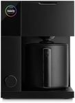 Fellow Aiden Precision Coffee Maker - 10-Cup Thermal Carafe, Built-In Brewing Guidance, Scheduling, Removable Water Tank, Matte Black