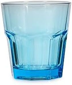 Pasabahce Casablanca Set 6 Bicchieri in Vetro, Azzurro, 25cl