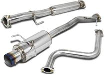 DNA Motoring CBE-HA90-BT CBEHA90BT Stainless Steel Catback Exhaust System