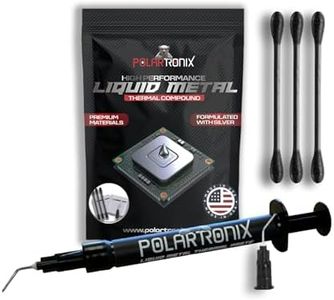 Liquid Metal Thermal Paste 5 Gram Pack - 130 W/m'K - Highest Thermal Conductivity - Made in USA -PS5, CPU, GPU, Laptop - 5 Grams Eco Package - Ready to Apply Liquid Metal for PS5