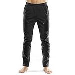 INBIKE Bike Pants Windproof Men’s Cycling Pants Winter Sweatpants for Outdoor Sports Running Hiking Medium Black