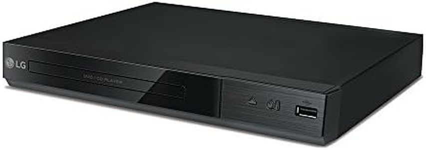 LG DP132H DVD Player Full HD Upscaling, Traditional DVD Playback, USB Playback, HDMI Out, USB Direct Recording, with Remote Control – Black